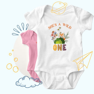 Turning One & Running Wild!   First Birthday Wild Baby Bodysuit