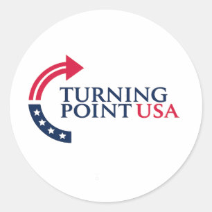 Turning Point USA Patriotic Logo Vinyl Stickers