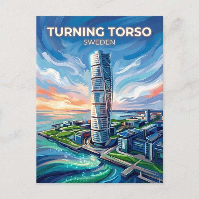 Turning Torso Sweden Postcard (Front)
