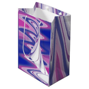 Turning waves medium gift bag