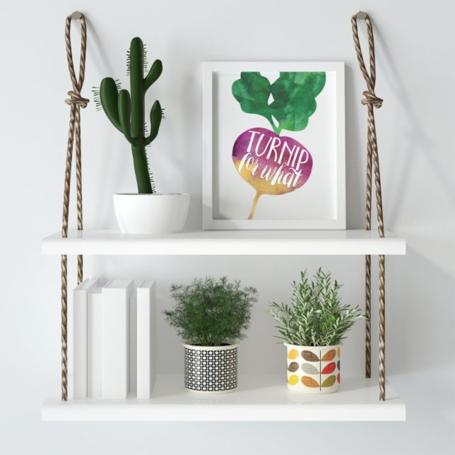 Turnip for What | Veggie Pun Poster (Creator Uploaded)