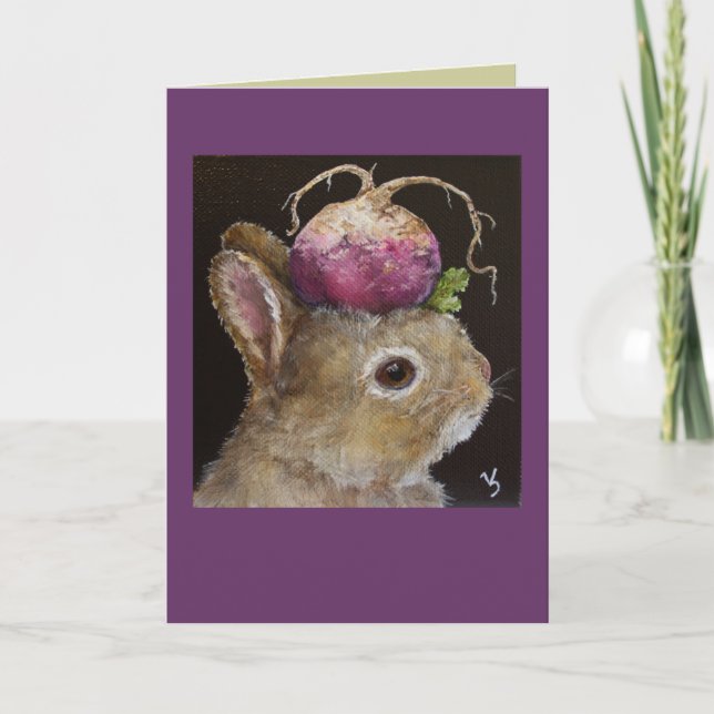 turnip hatted bun card (Front)