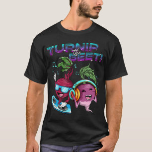 Turnip The Beet Vegan Funny Vegetable Music Pun T-Shirt