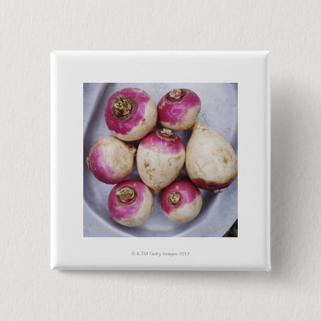 Turnips 15 Cm Square Badge (Front)