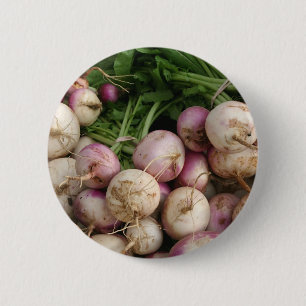 Turnips 6 Cm Round Badge