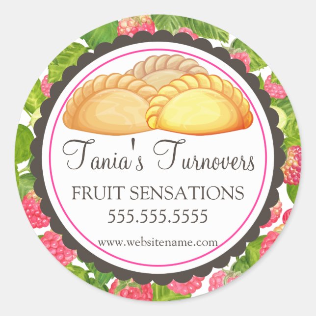 Turnover Bakery Box Seals (Front)