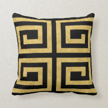 Turns Gold Black Decor-Soft Pillows
