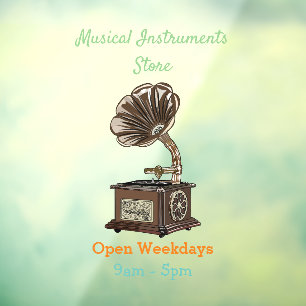 Turntable cartoon illustration