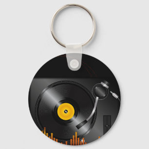 Turntable Keychain
