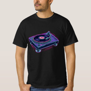 Turntable Vintage Audio LP Vinyl Record Player T-Shirt