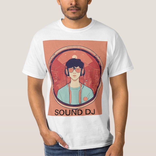 "Turntables & Beats" DJ T-Shirt (Front)