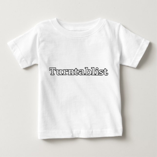 Turntablist Baby T-Shirt (Front)