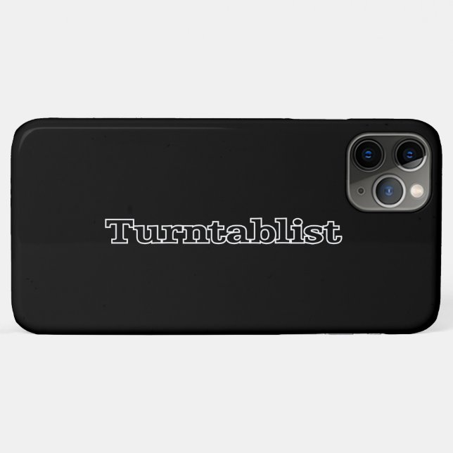Turntablist Case-Mate iPhone Case (Back (Horizontal))