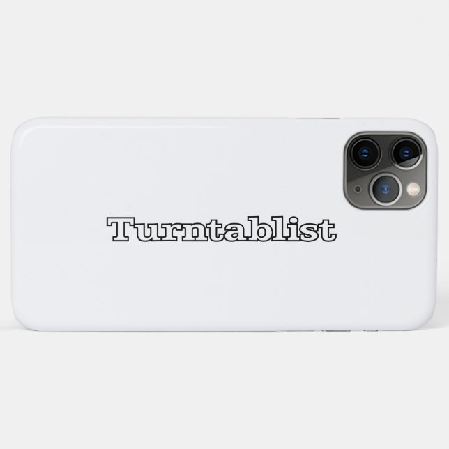 Turntablist Case-Mate iPhone Case (Back (Horizontal))