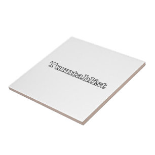 Turntablist Ceramic Tile