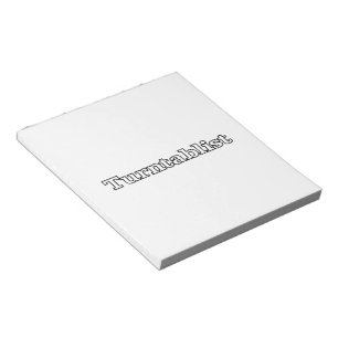 Turntablist Notepad