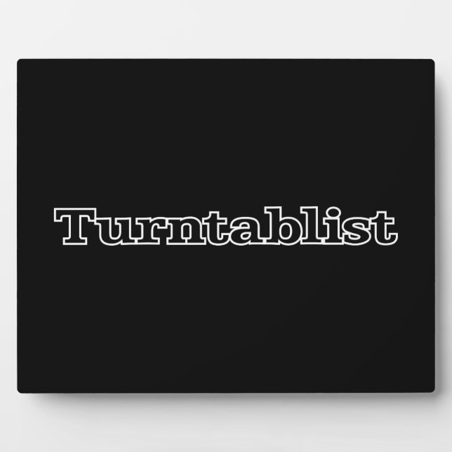 Turntablist Plaque (Front)