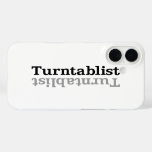 Turntablist ʇsılqɐʇuɹn⊥ iPhone 16 case