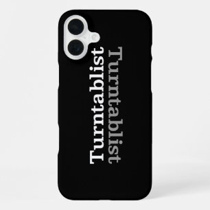 Turntablist ʇsılqɐʇuɹn⊥ iPhone case