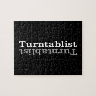 Turntablist ʇsılqɐʇuɹn⊥ jigsaw puzzle