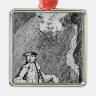 Turpin as he Concealed Himself in a Cave Metal Tree Decoration