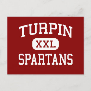 Turpin - Spartans - High School - Cincinnati Ohio Postcard
