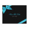 Turqoise Ribbon Wedding Save the Date 2
