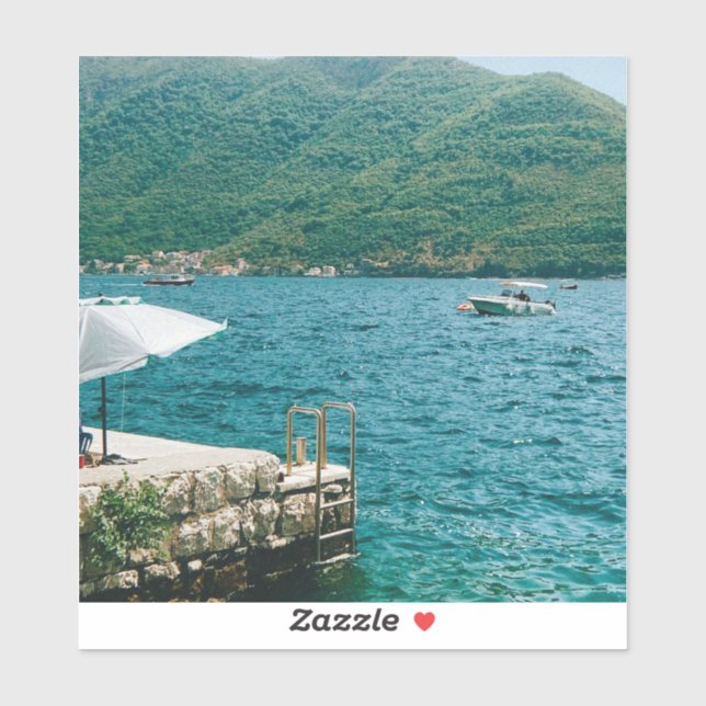 Turqouise waters of Perast - Montenegro  (Sheet)