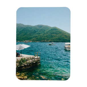 Turqouise waters of Perast - Montenegro  Magnet