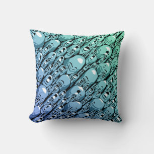 Turquoise Abstract Cushion