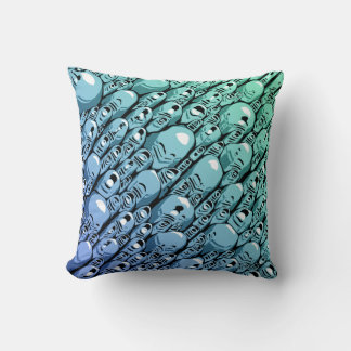 Turquoise Abstract Cushion