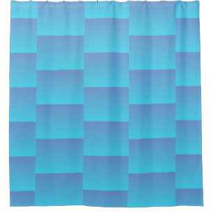 Turquoise abstract pattern Shower Curtain