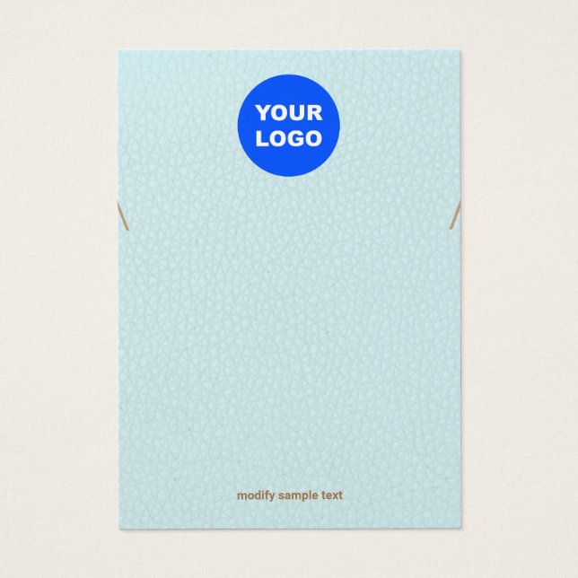 Turquoise Add Logo Necklace Bracelet  Display (Front)