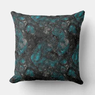 Turquoise and Grey   Cushion