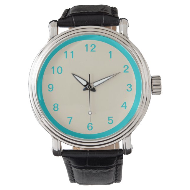 Turquoise and Pearl Watch (Front)