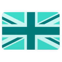 Turquoise and Teal Union Jack 2