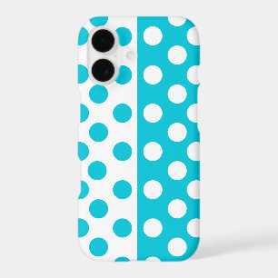 Turquoise and White Dots Add Your Favourite Colour