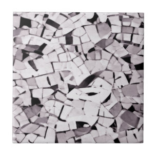 Turquoise aquamarine tumbled mosaic  ceramic tile