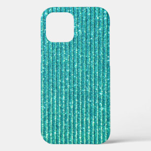 Turquoise Background iPhone 12 Case