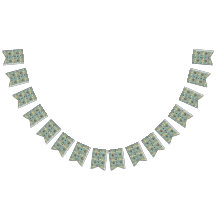 turquoise background dogs pattern