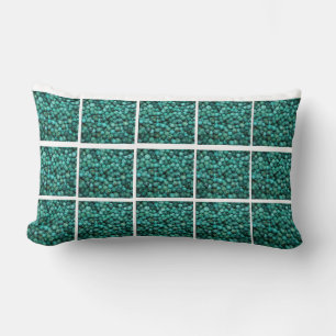 Turquoise Beads Lumbar Cushion