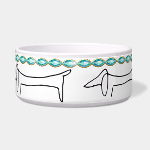 Turquoise Bling Dachshund Pet