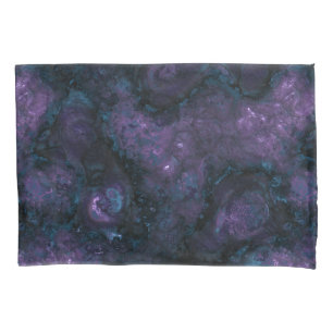 Turquoise blue and amethyst Stone Pillowcase