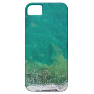 Turquoise Blue Beach Barely There iPhone 5 Case
