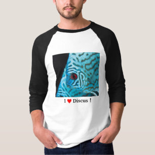 Turquoise Blue Discus T-Shirt