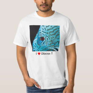 Turquoise Blue Discus T-Shirt