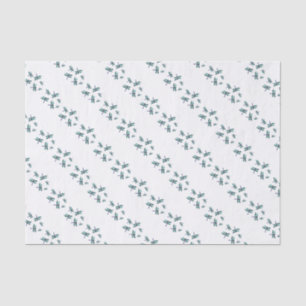 Turquoise Blue Dragonfly Patterned Tissue Paper