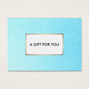 Turquoise Blue Gift Card