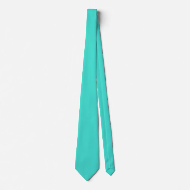 Turquoise Blue Green 40E0D0 - Option to Add Name Tie (Front)