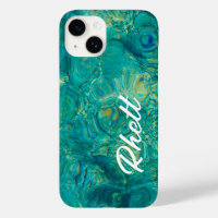 Turquoise blue green ocean water abstract